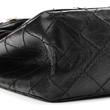 Chanel Aged Calfskin Lucky Charms 2.55 Reissue 225 Flap Black 9 of 11