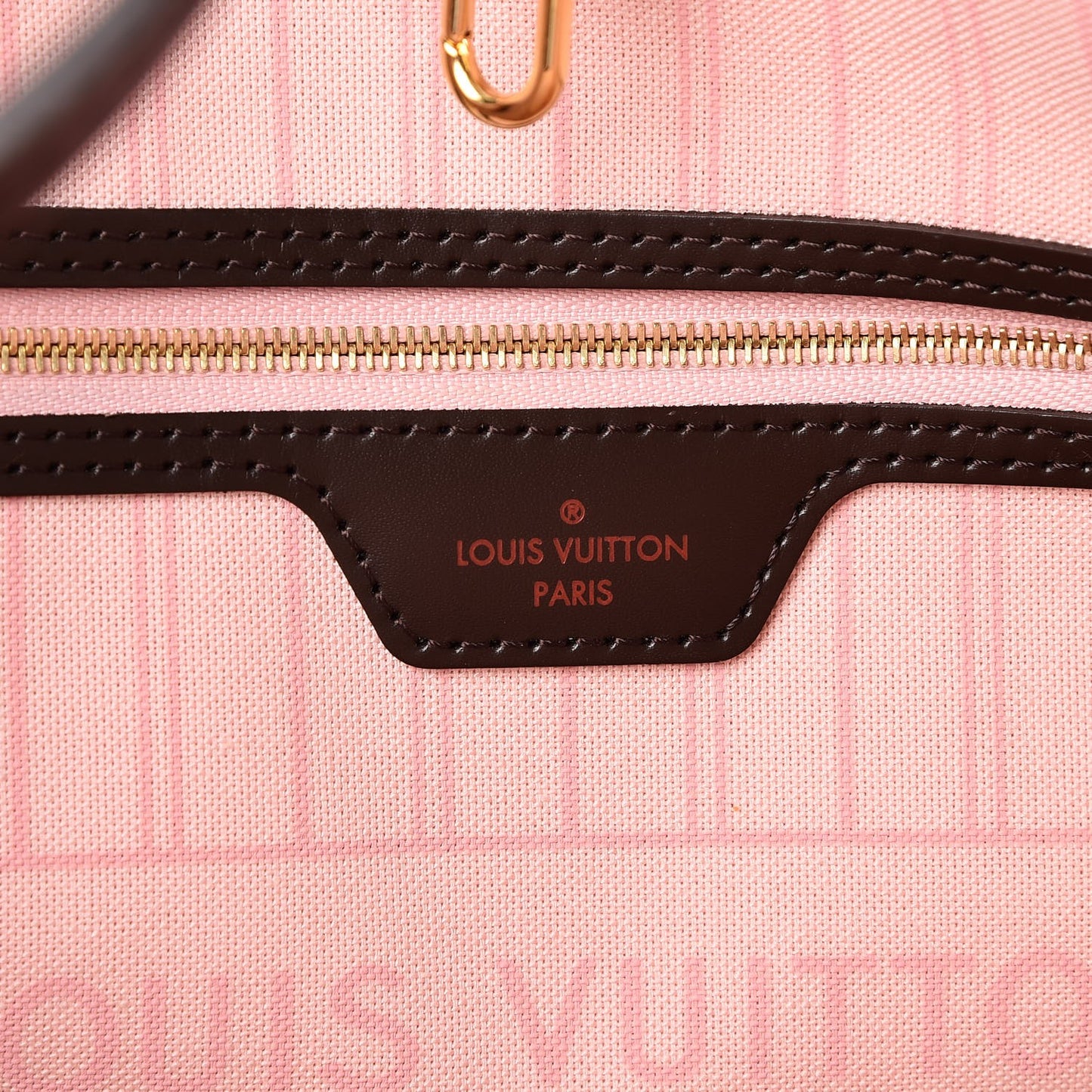 Damier Ebene Neo Neverfull MM Rose Ballerine