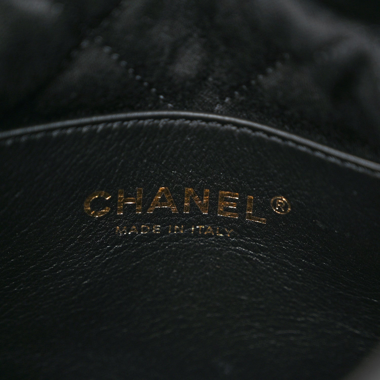 Chanel Shiny Crumpled Calfskin Quilted Pearl Mini Chanel 22 Black 6 of 11