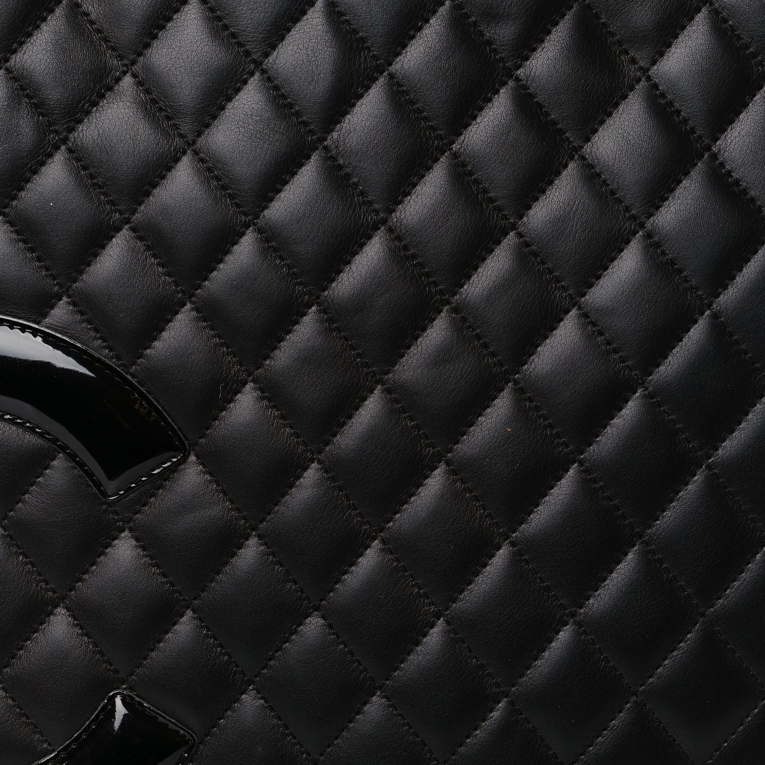 Chanel Calfskin Cambon Flat Tote Black 7 of 9
