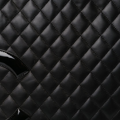 Chanel Calfskin Cambon Flat Tote Black 7 of 9