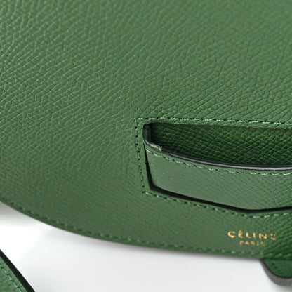 Celine Grained Calfskin Small Trotteur Light Forest 17 of 18