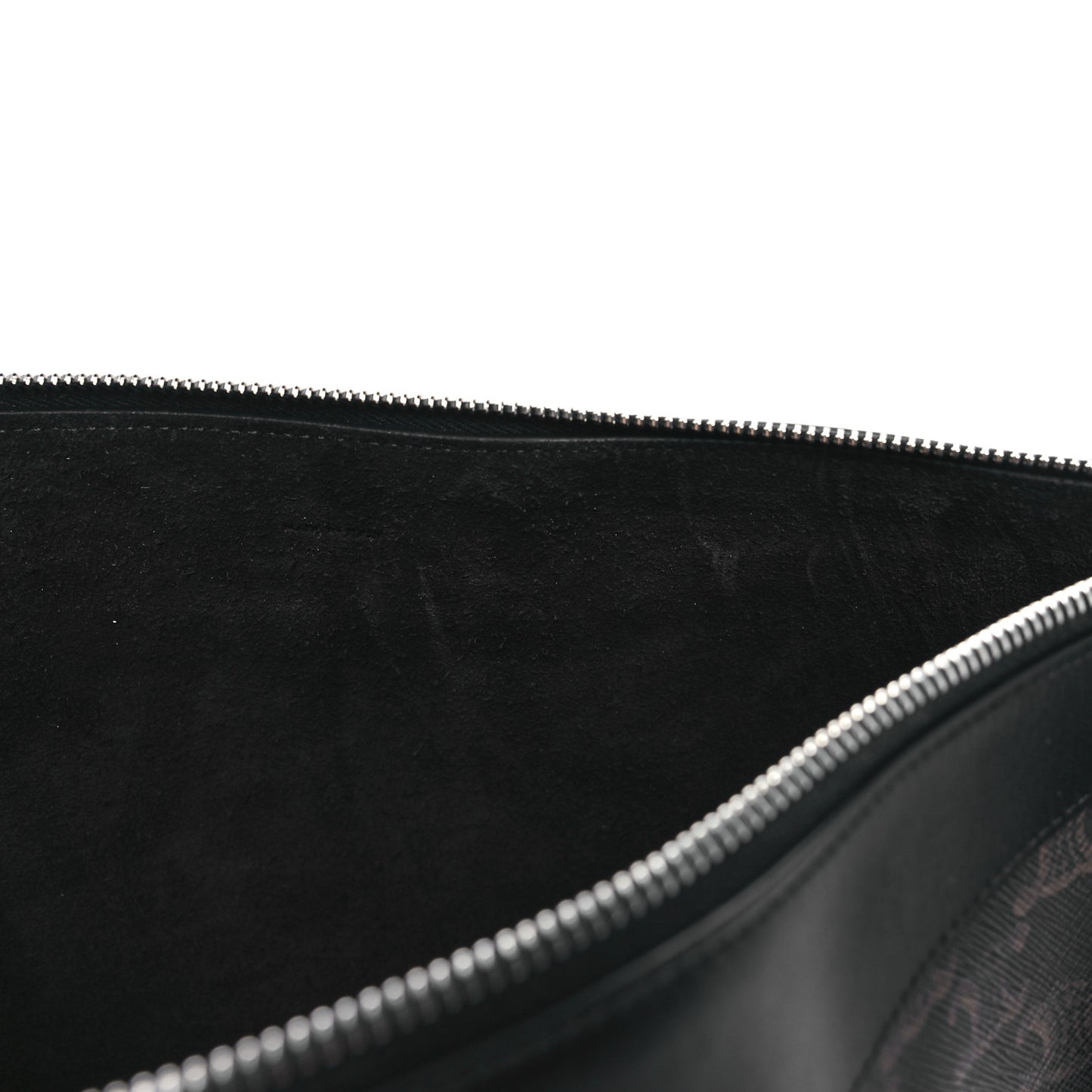 Triomphe Canvas Calfskin Large Romy Shoulder Bag Black
