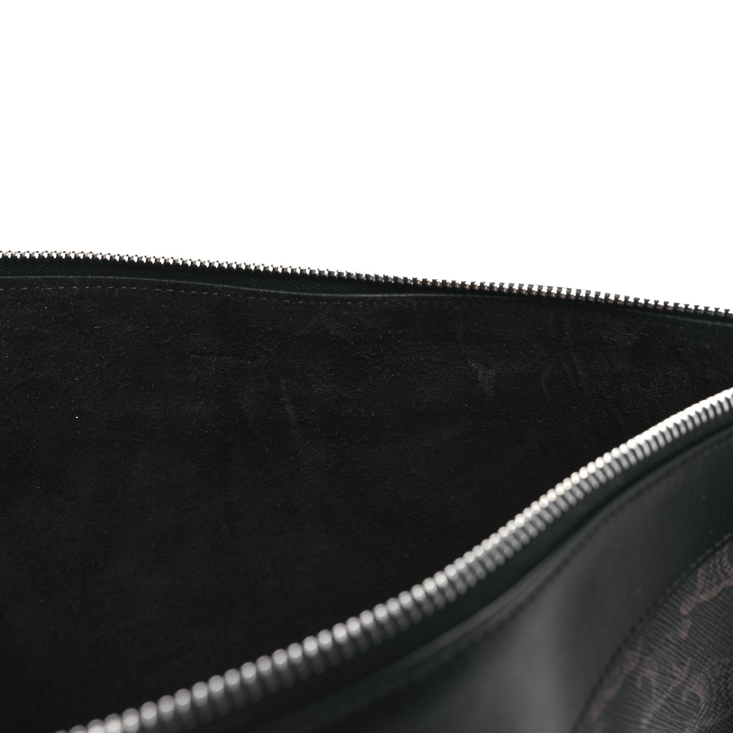 Celine Triomphe Canvas Calfskin Large Romy Shoulder Bag Black 10 of 10