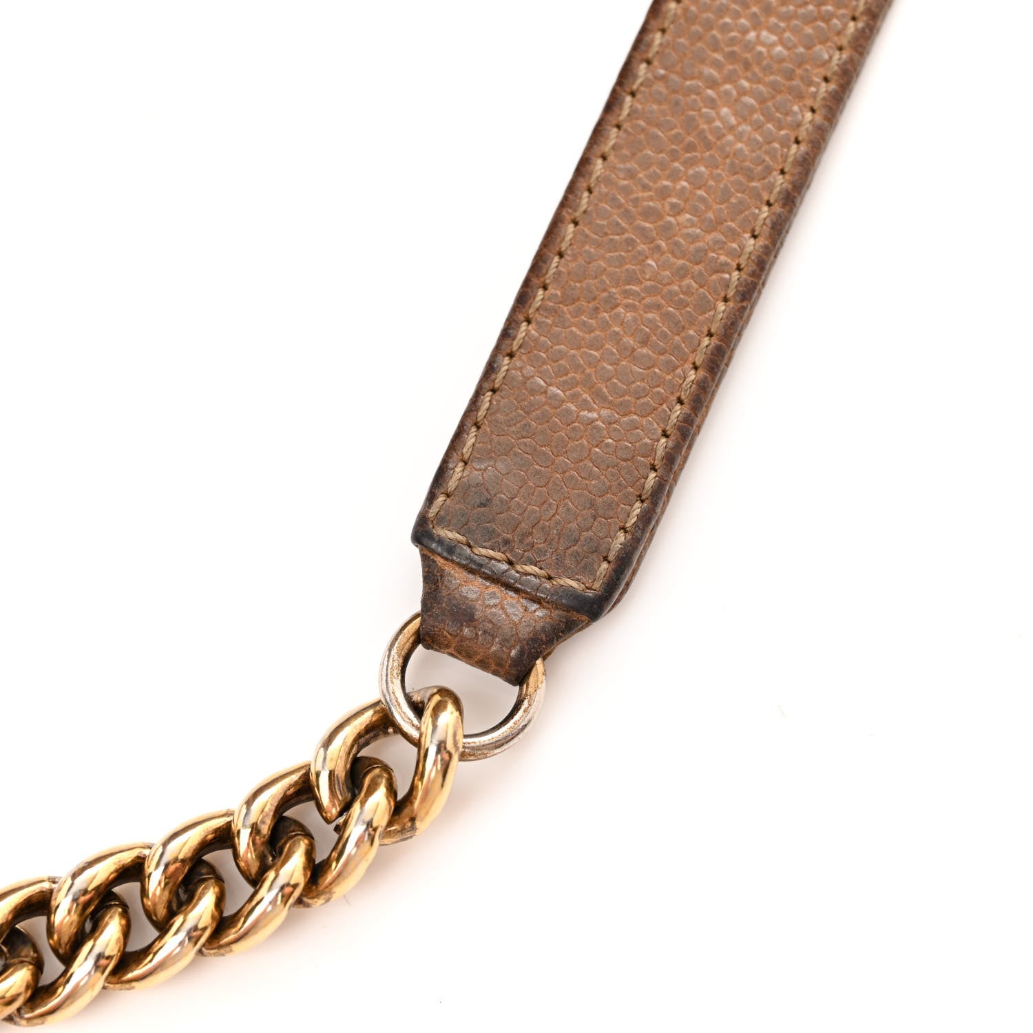 Chanel Crumpled Caviar Quilted Large Shiva Flap Beige 13 of 16