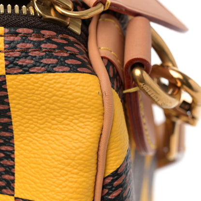 Louis Vuitton Damier Pop Speedy Bandouliere 25 Jaune Mat 11 of 11