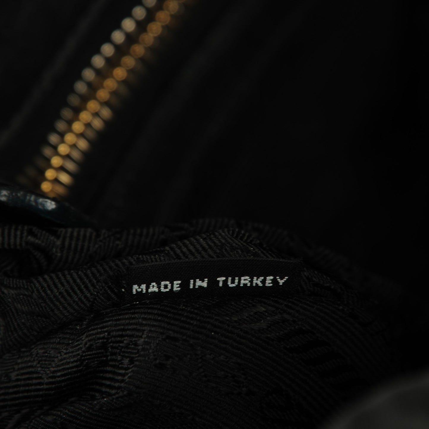 Tessuto Nylon Gaufre Shopping Satchel Black