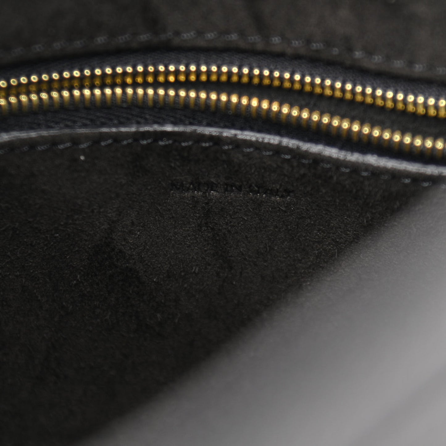 Soft Grained Calfskin Small Sangle Bucket Bag Black