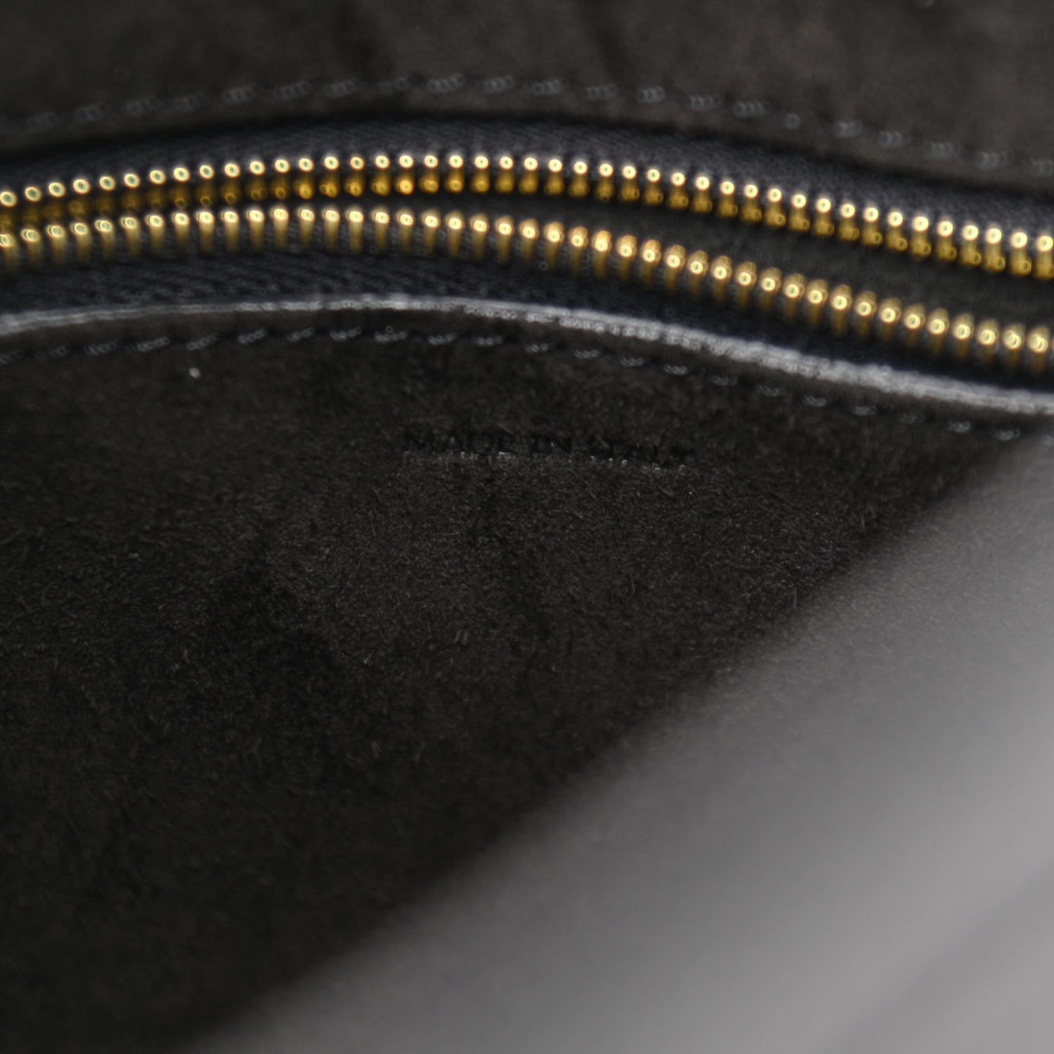 Celine Soft Grained Calfskin Small Sangle Bucket Bag Black 6 of 9