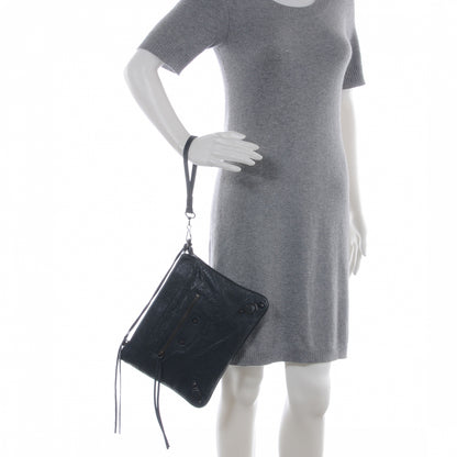 Balenciaga Agneau Flat Handle Clutch Anthracite 2 of 7
