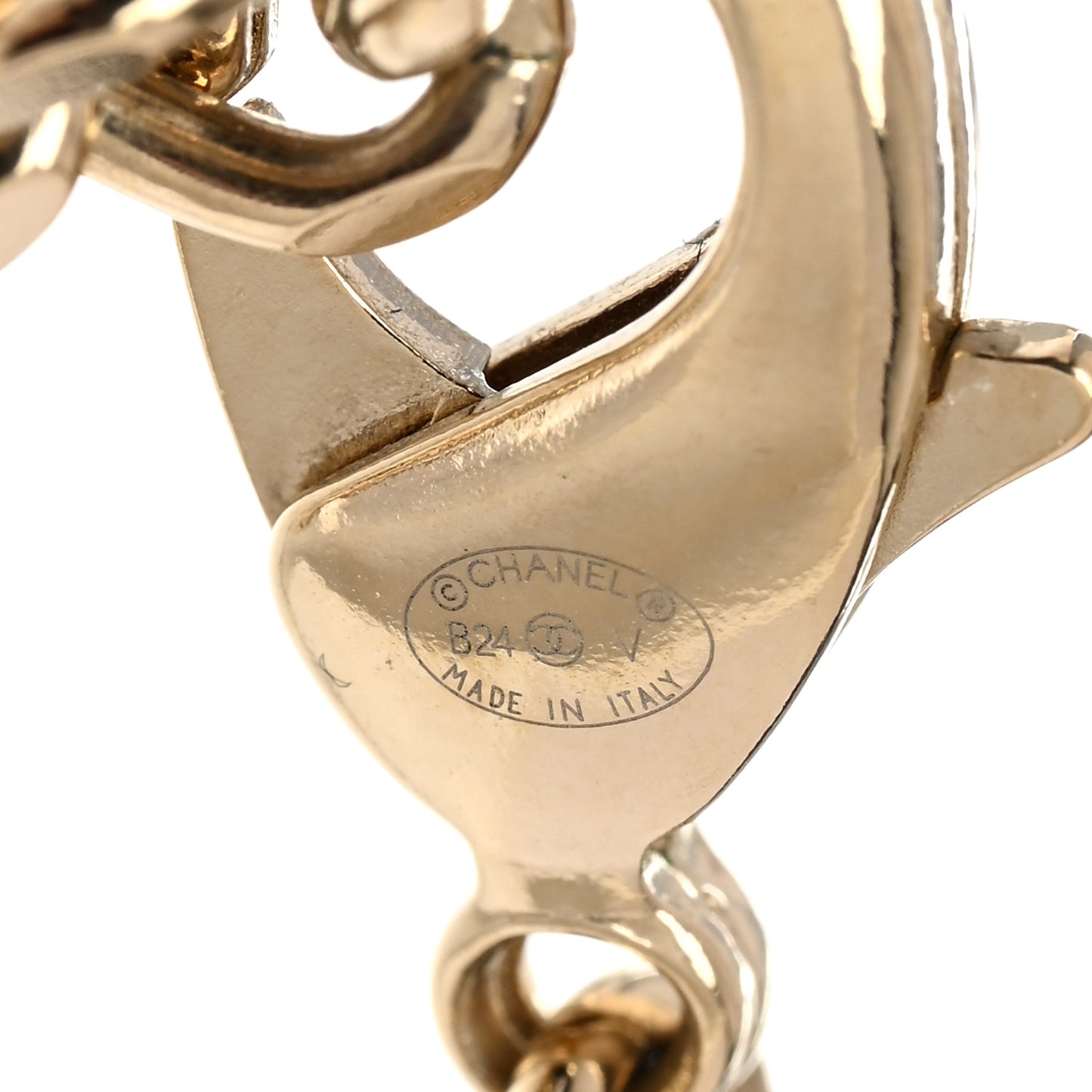 Crystal Chain CC Link Choker Gold Silver