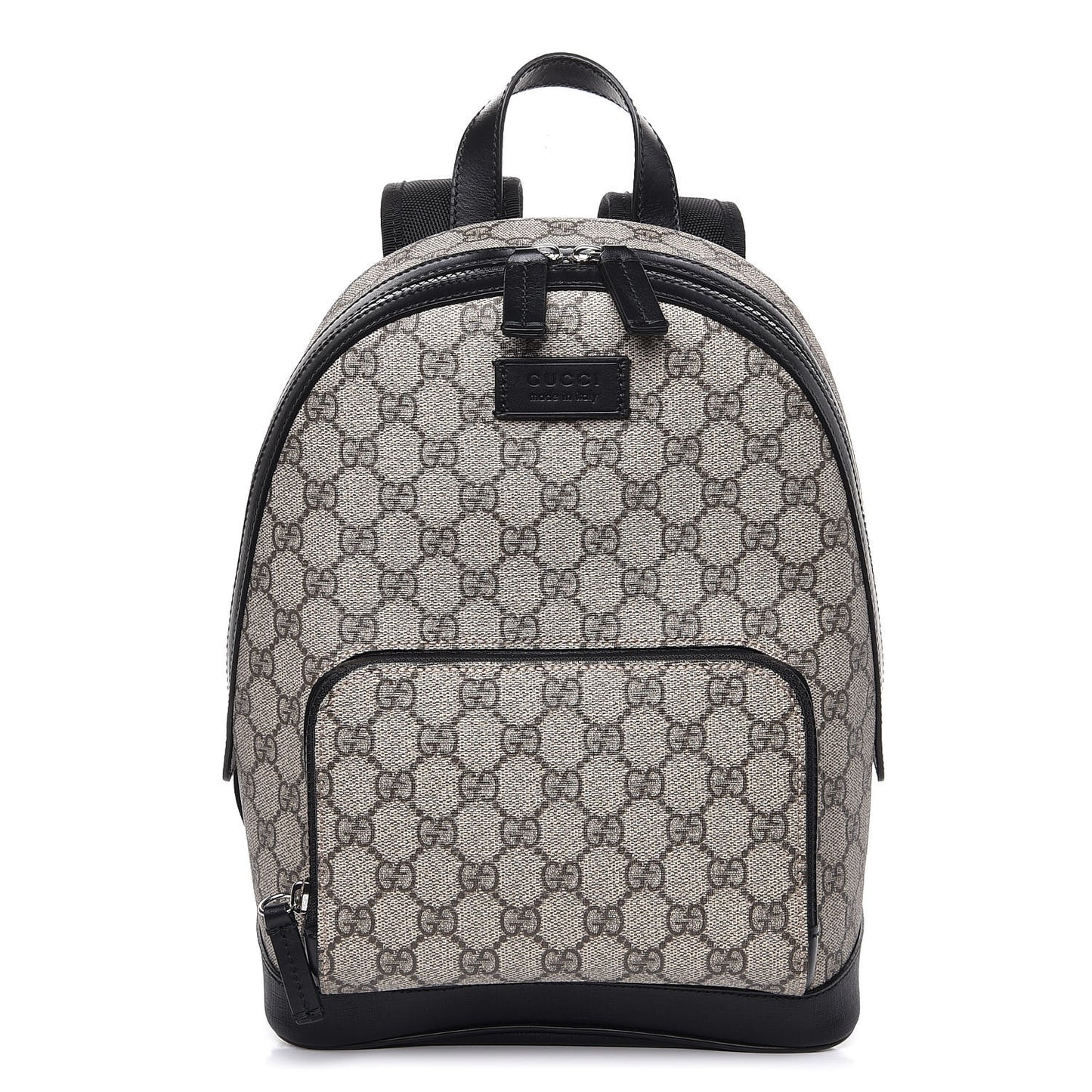 GG Supreme Monogram Small Eden Day Backpack Black