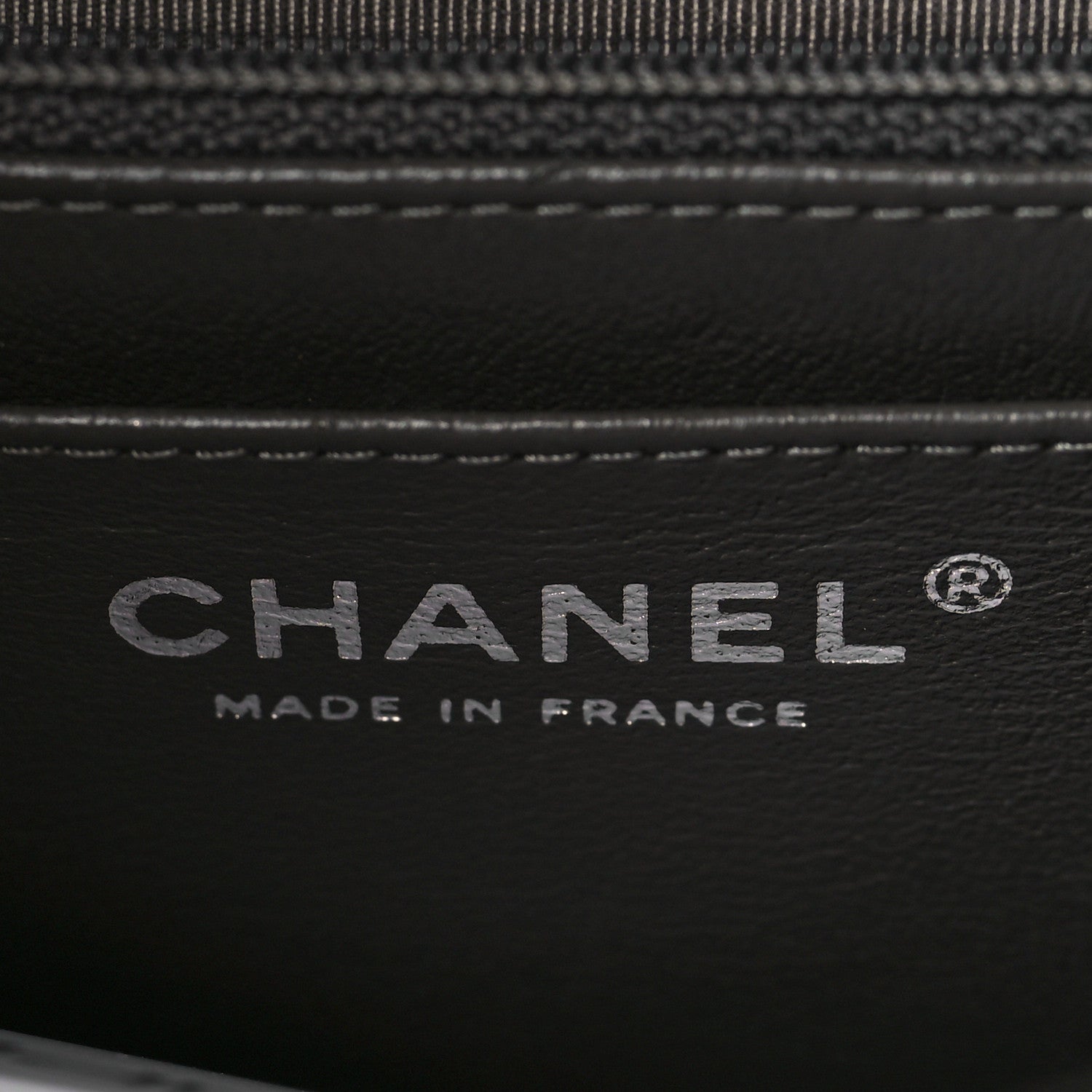 Chanel Lambskin Quilted Mini Square Flap Dark Grey 6 of 10