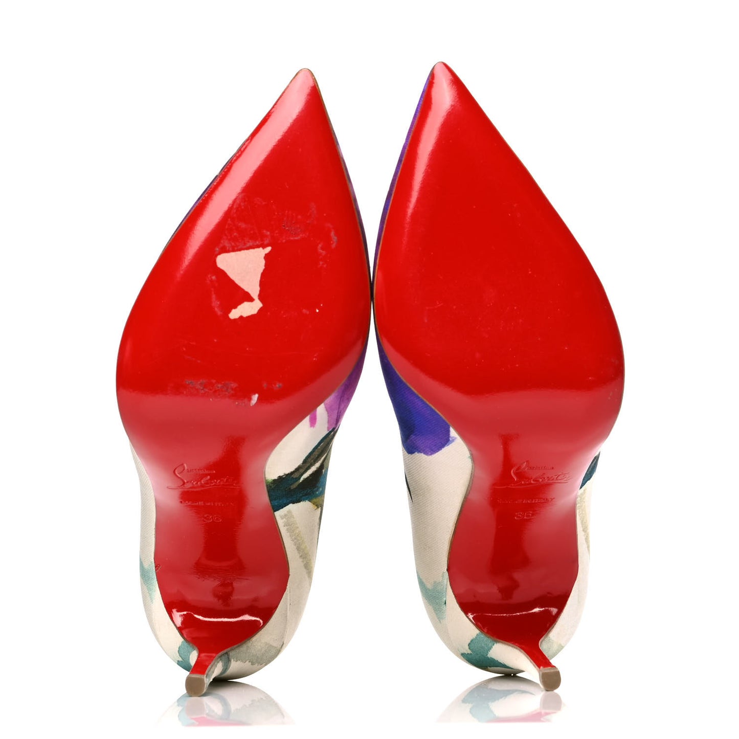 Satin Maxi Fiori Pigalle Follies 100 Pumps 36 Multicolor