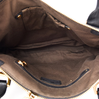 Chloe Nubuck Calfskin Medium Marcie Satchel Black 5 of 8
