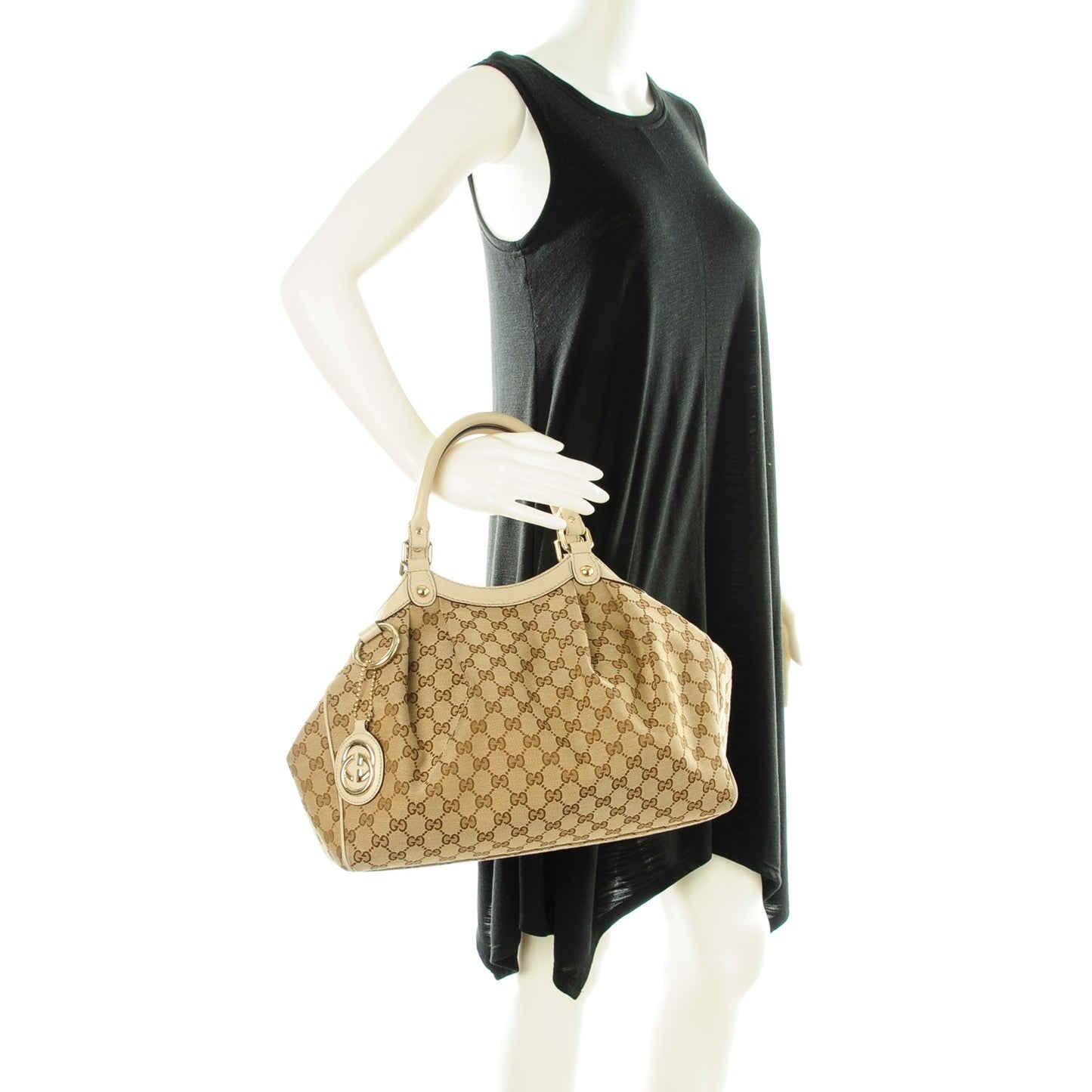 Monogram Medium Sukey Tote Off White