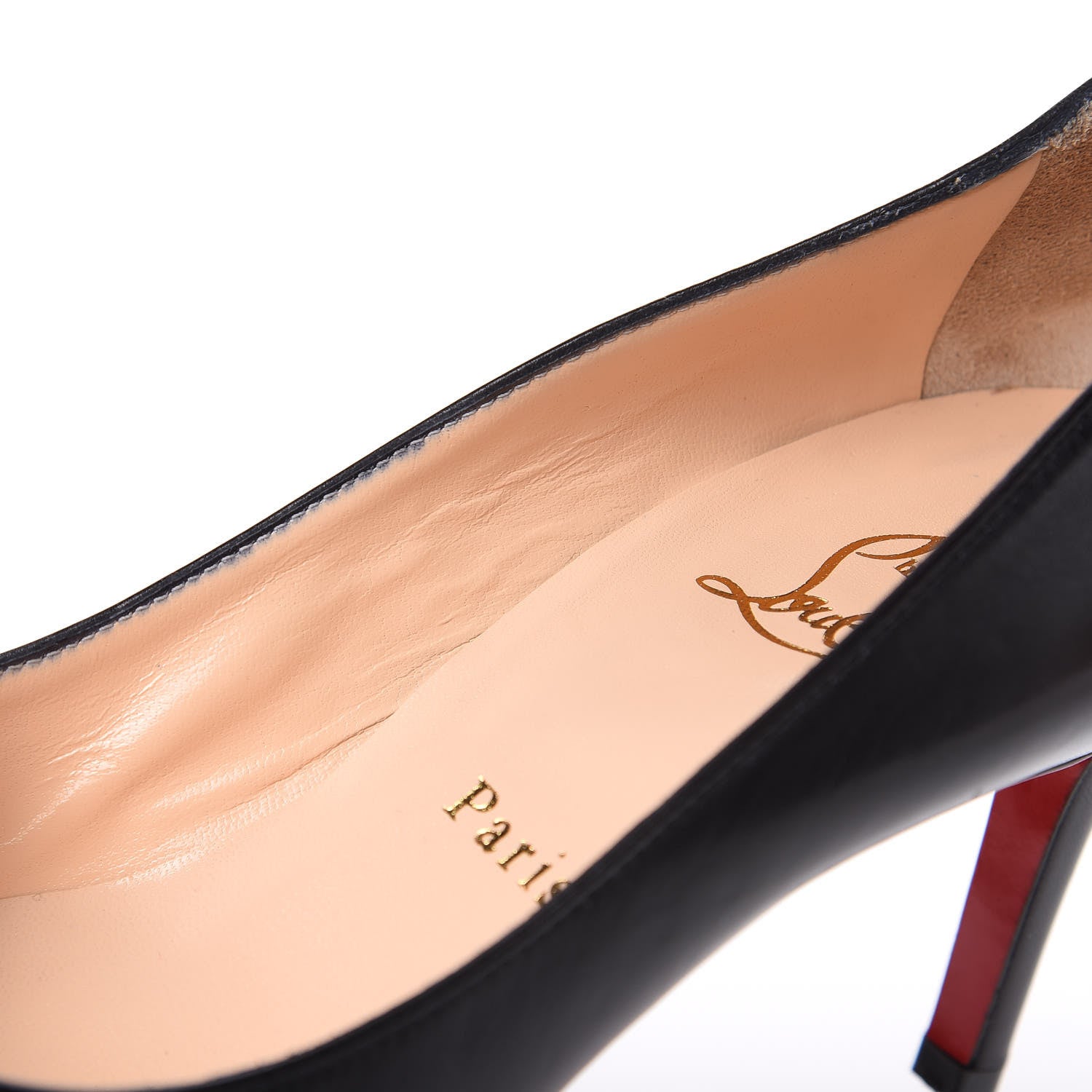 Christian Louboutin Kid Simple 70 Pumps 39.5 Black 8 of 10