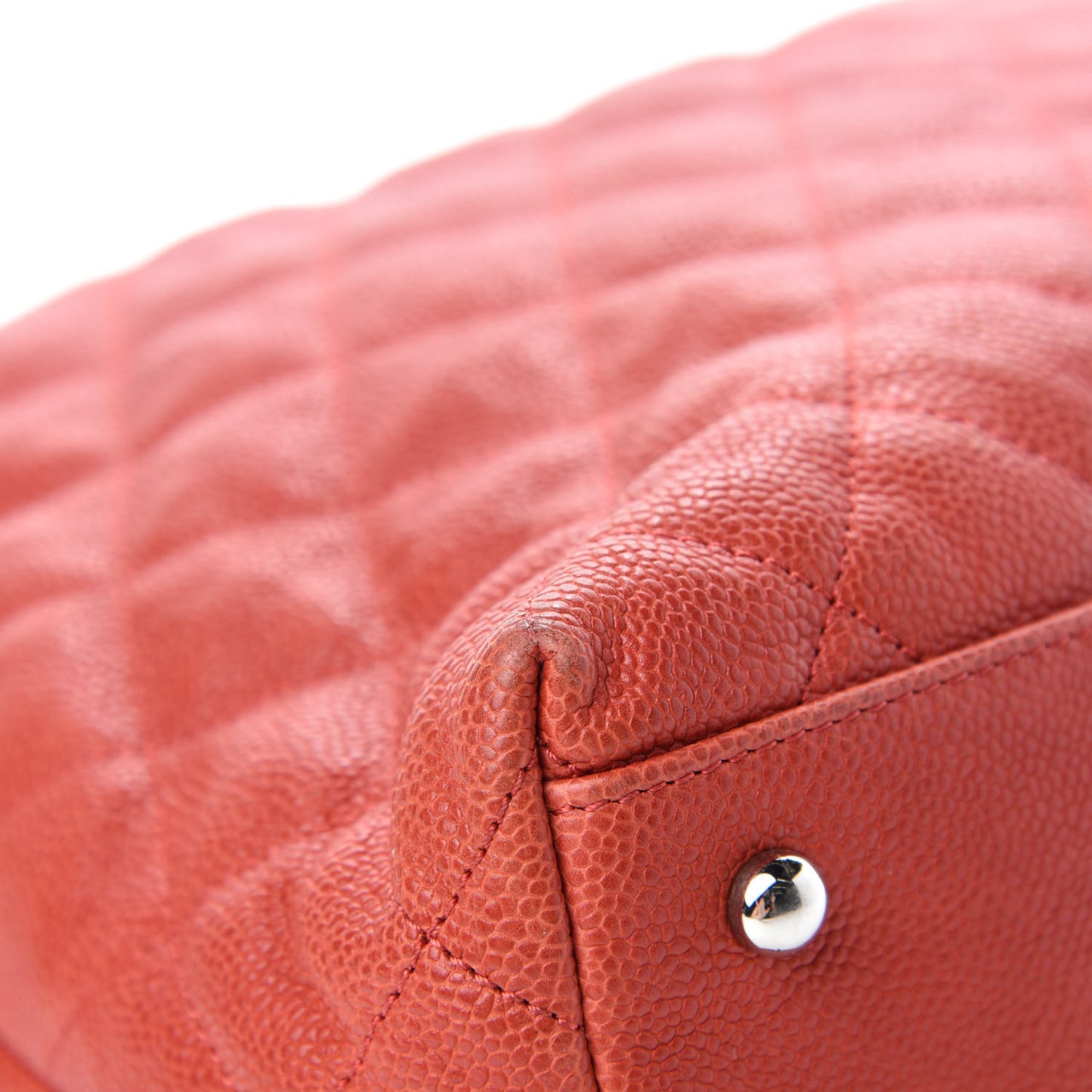 Caviar Quilted French Riviera Hobo Rouge