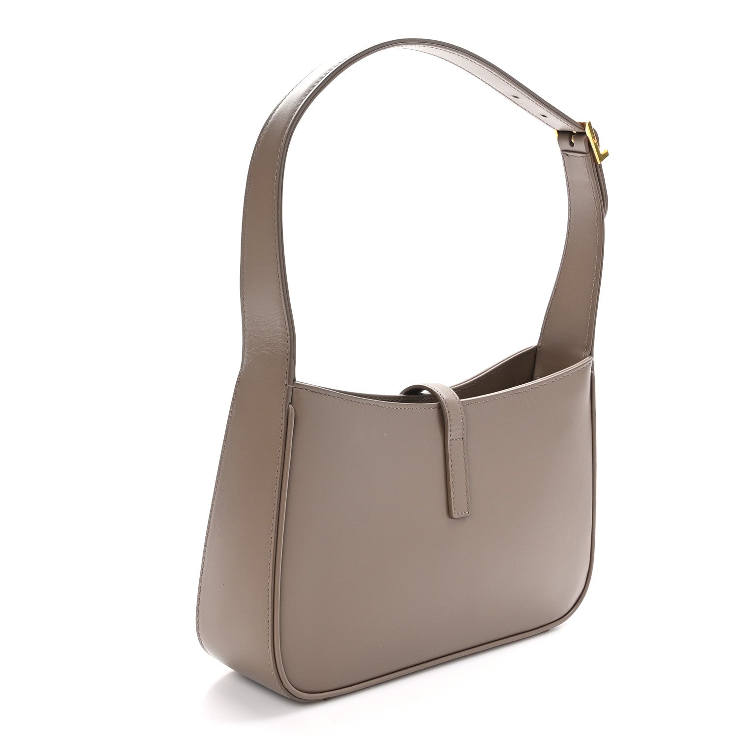 Saint Laurent Smooth Calfskin Le 5 A 7 Hobo Taupe 3 of 10