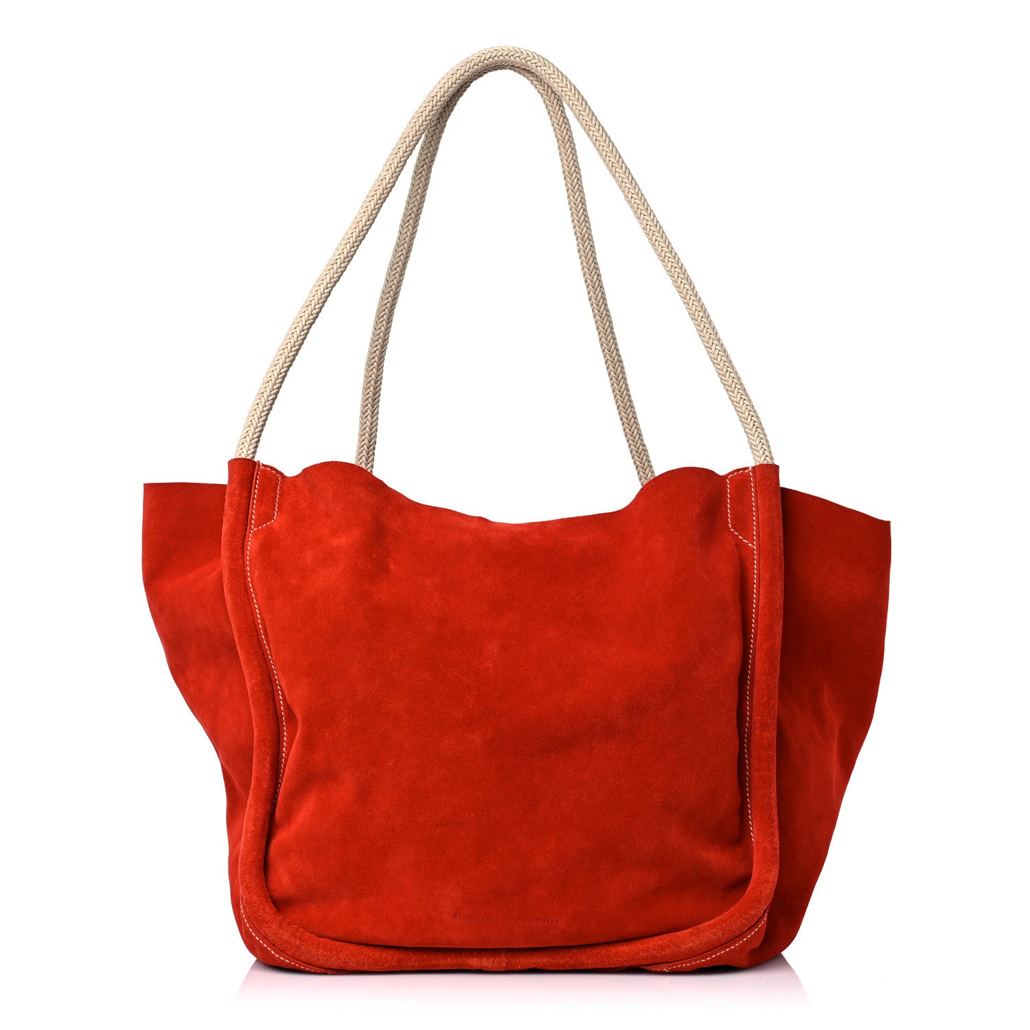 Proenza Schouler Suede XL Tote Red 1 of 15