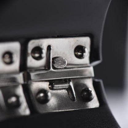 Chanel Resin Studded CC Cuff Black 5 of 6