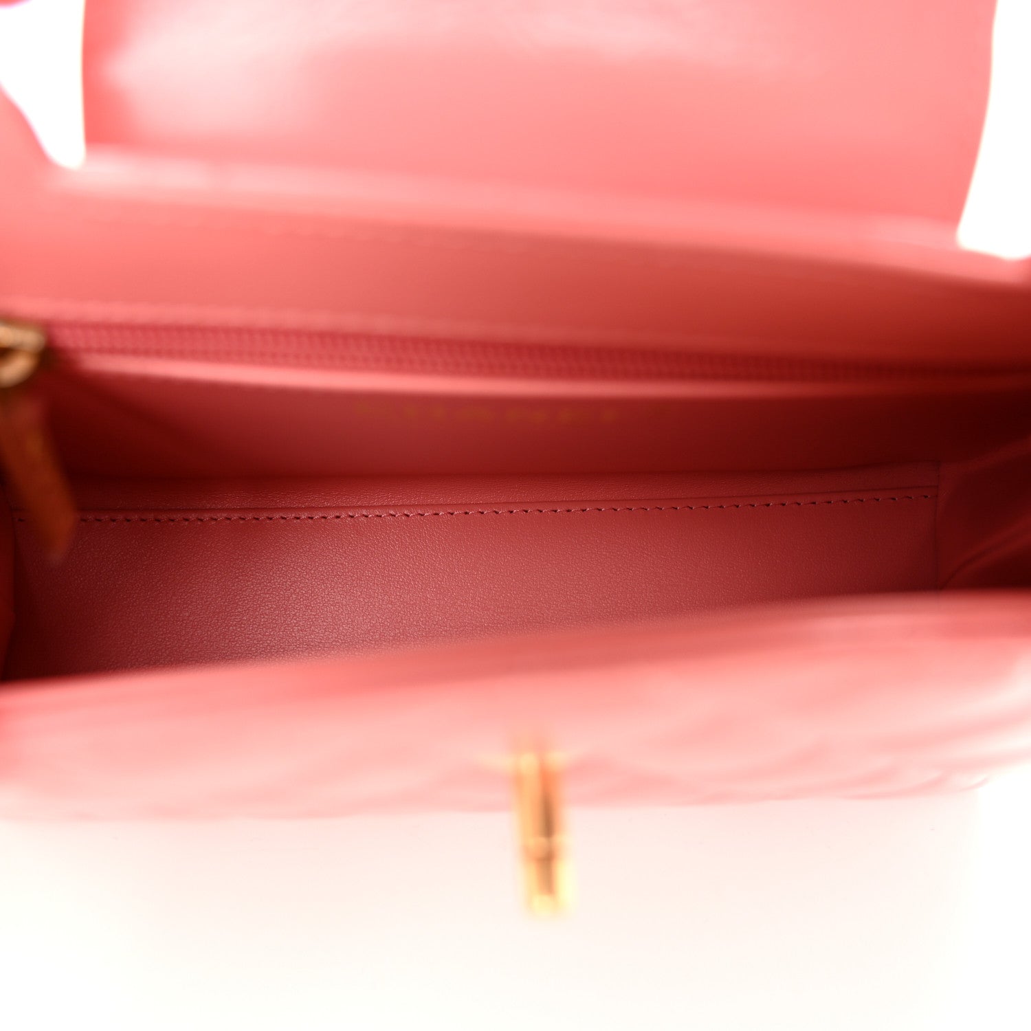 Chanel Shiny Aged Calfskin Quilted Nano Kelly Shopper Pink 5 of 10