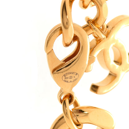 Chanel Pearl CC Chain Link Bracelet Gold 5 of 6