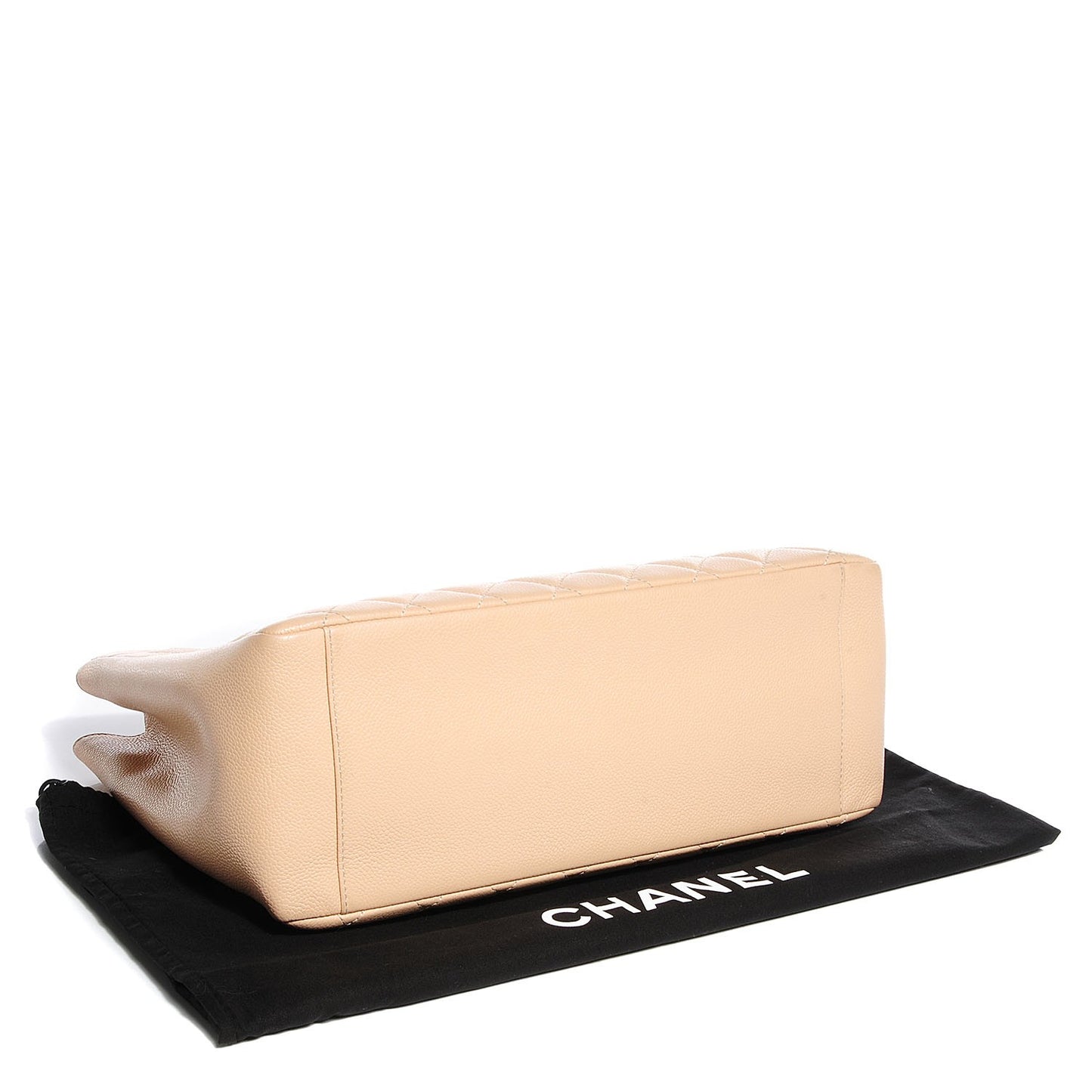 Caviar Grand Shopping Tote GST Beige Clair