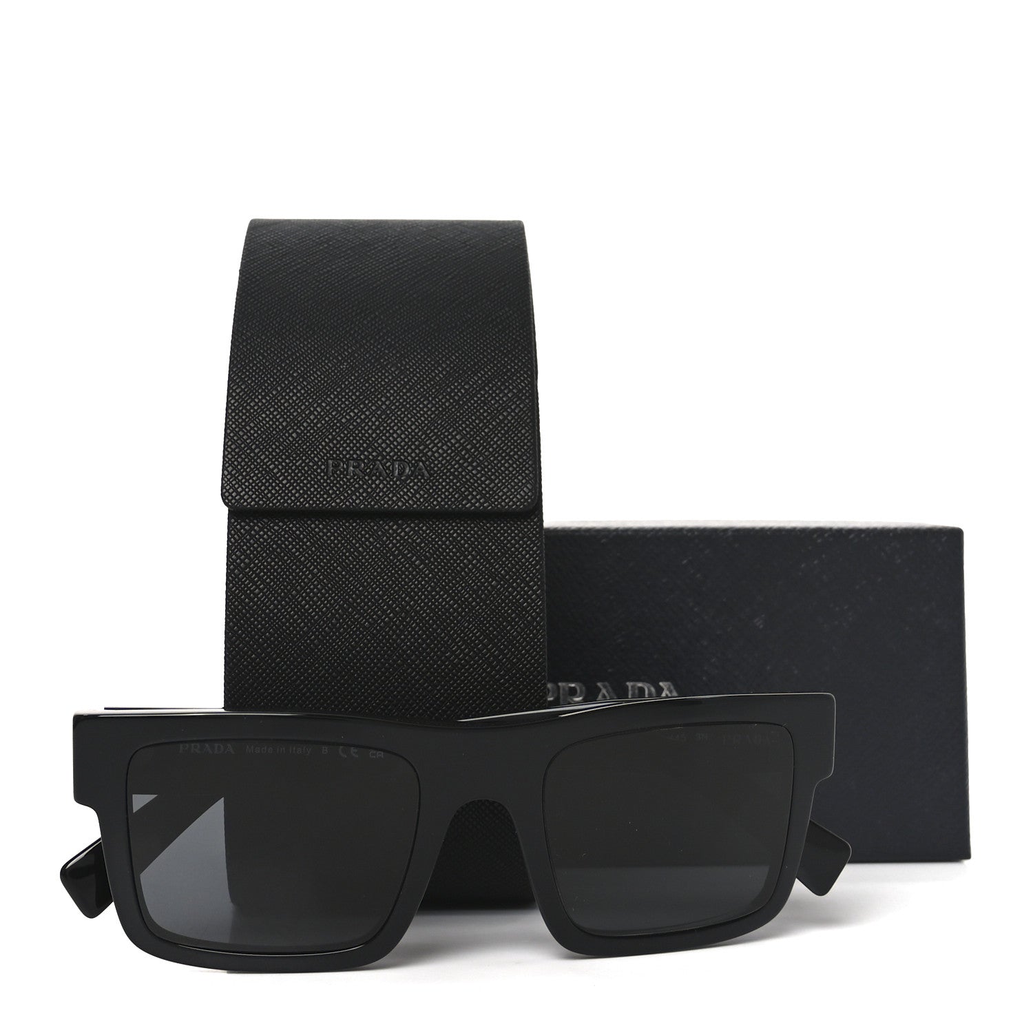 Prada Acetate Symbole SPR 19W Sunglasses Black 7 of 7