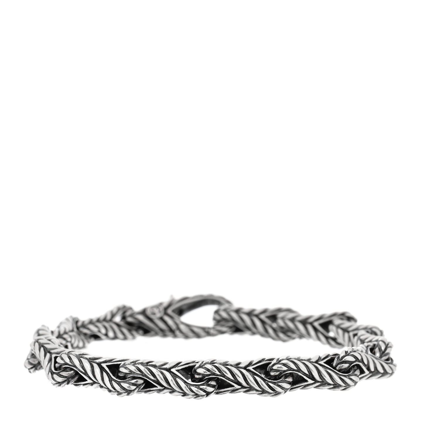 Sterling Silver 9mm Mens Link Bracelet