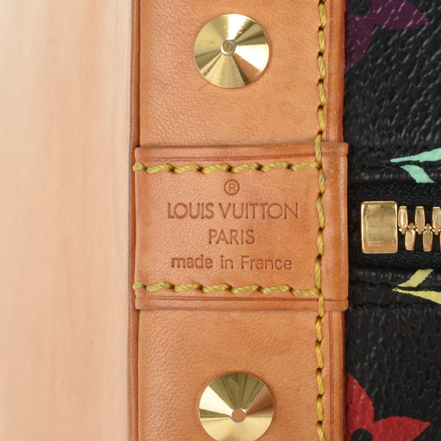 Louis Vuitton Monogram Multicolor Alma Black 7 of 7
