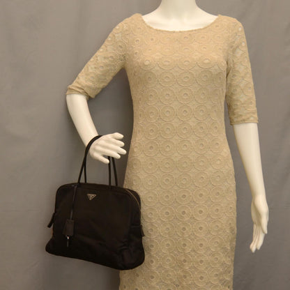 Prada Tessuto Nylon Handbag Nero Black 2 of 8