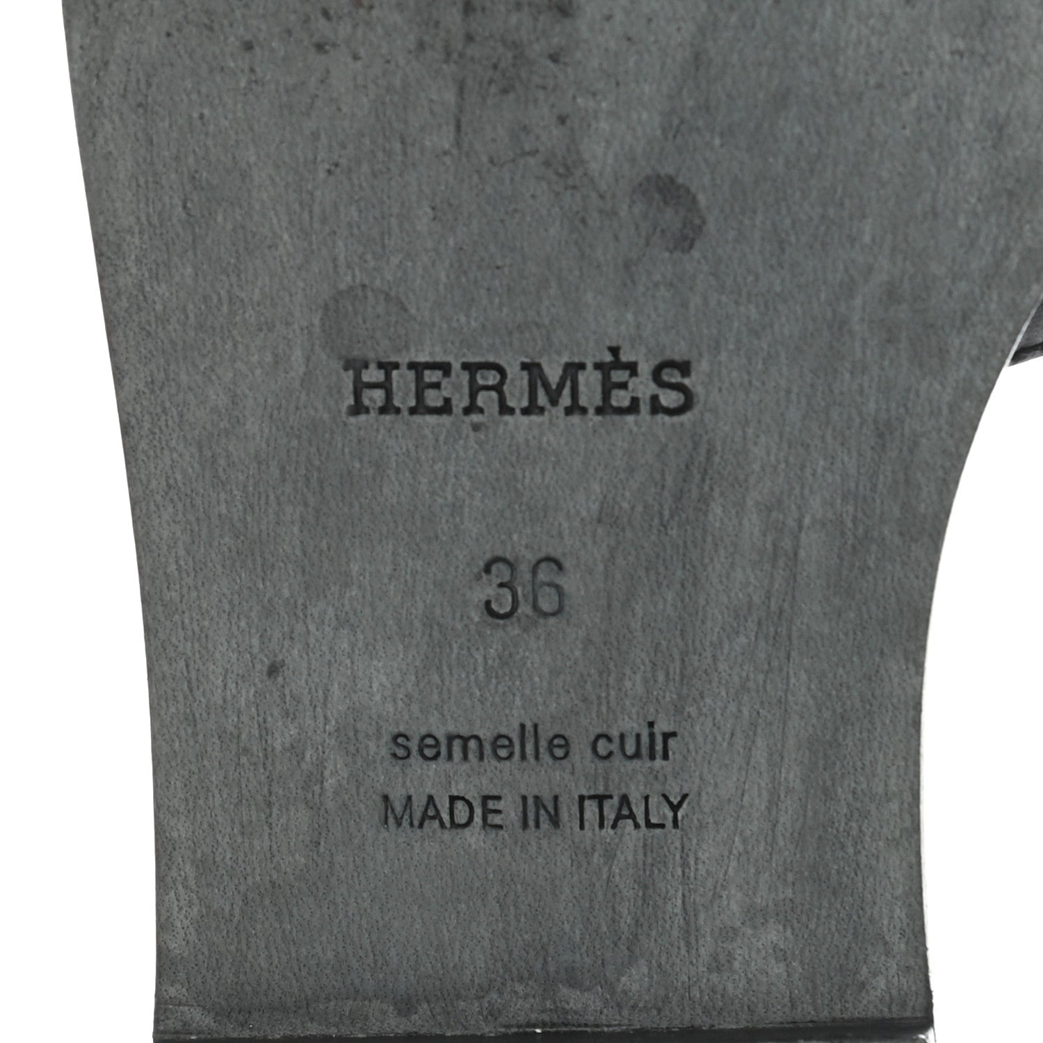 Hermes Box Cotton Canvas Printed Les Cles Bandana Oran Sandals 36 Black 8 of 10