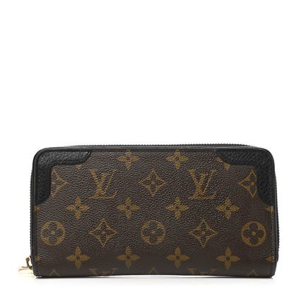 Louis Vuitton Monogram Zippy Retiro Wallet Black 1 of 8