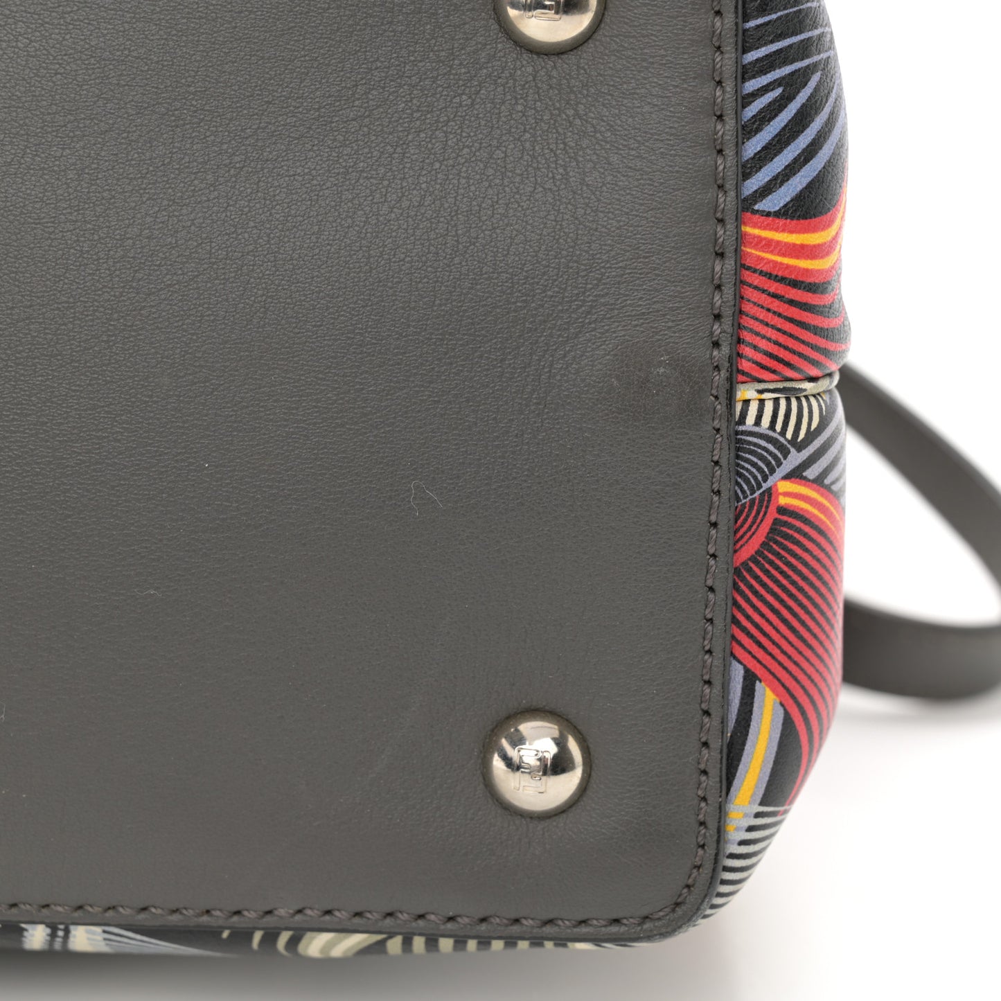 Calfskin Orchid Petite 2Jours Tote Multicolor