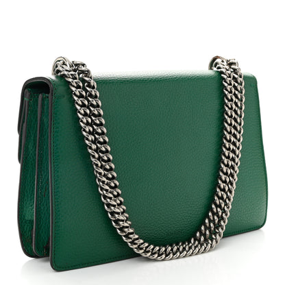Gucci Pebbled Calfskin Small Dionysus Shoulder Bag Emerald 3 of 13