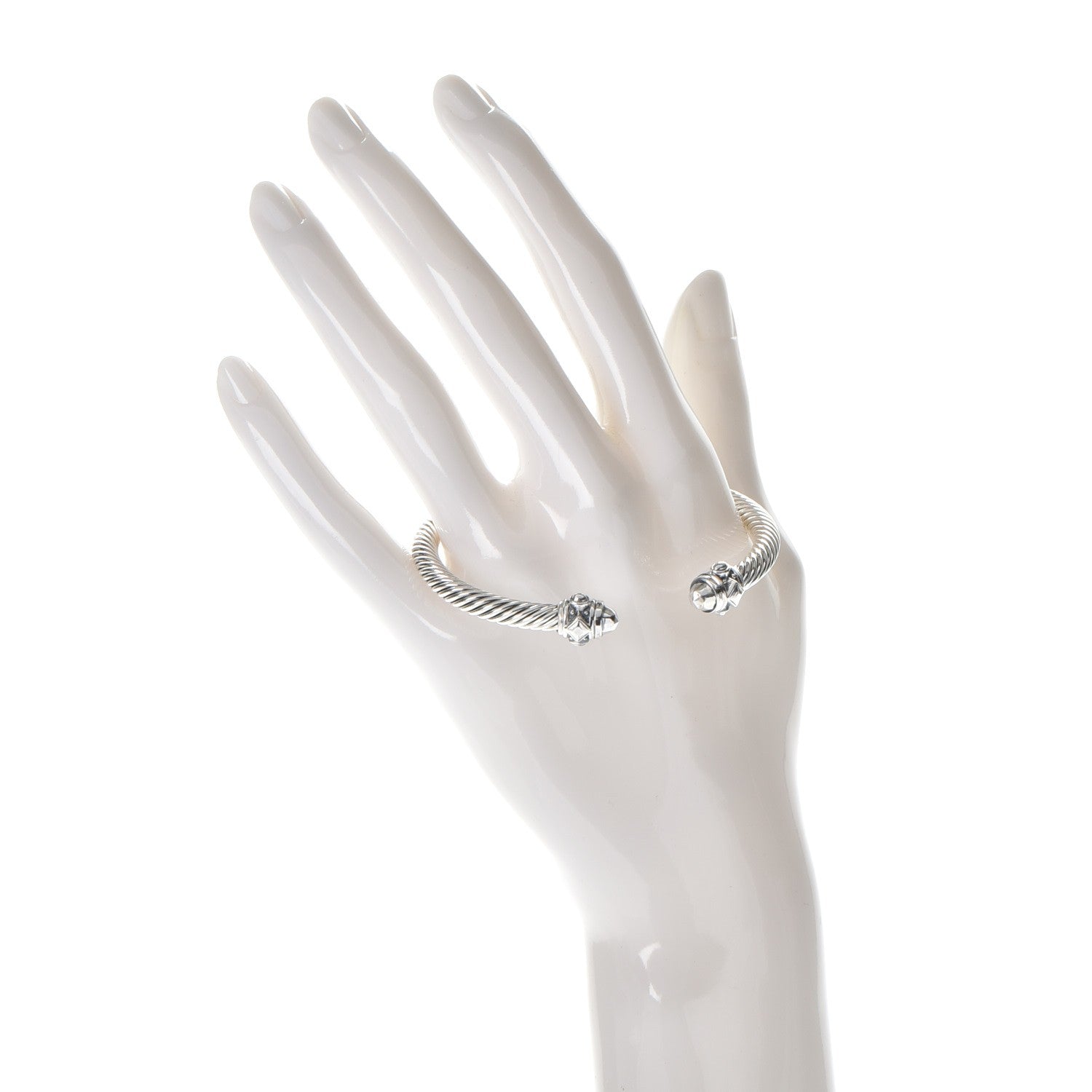 David Yurman Sterling Silver 5mm Renaissance Bracelet 2 of 5