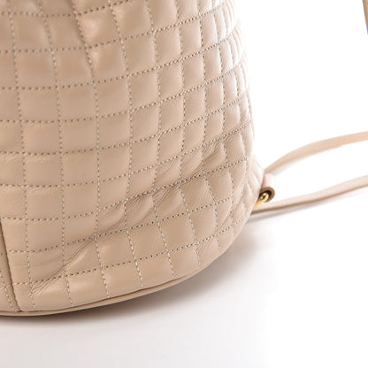 Celine Calfskin Quilted Small C Backpack Nude 12 of 13