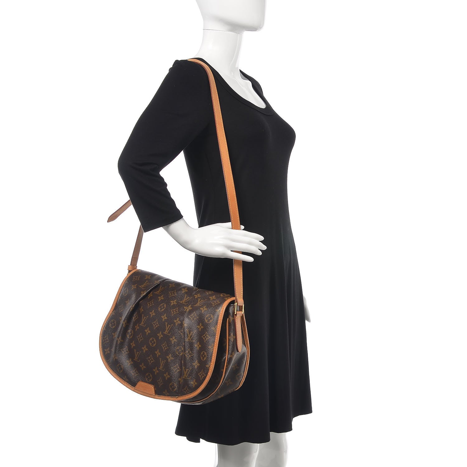 Louis Vuitton Monogram Menilmontant MM 2 of 16