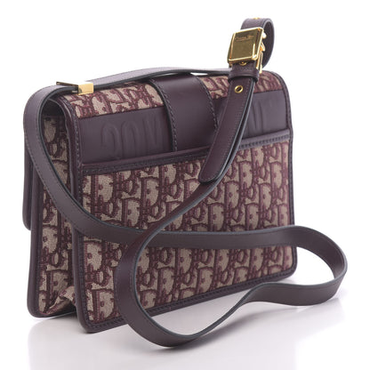 Christian Dior Oblique 30 Montaigne Flap Bag Burgundy 3 of 9