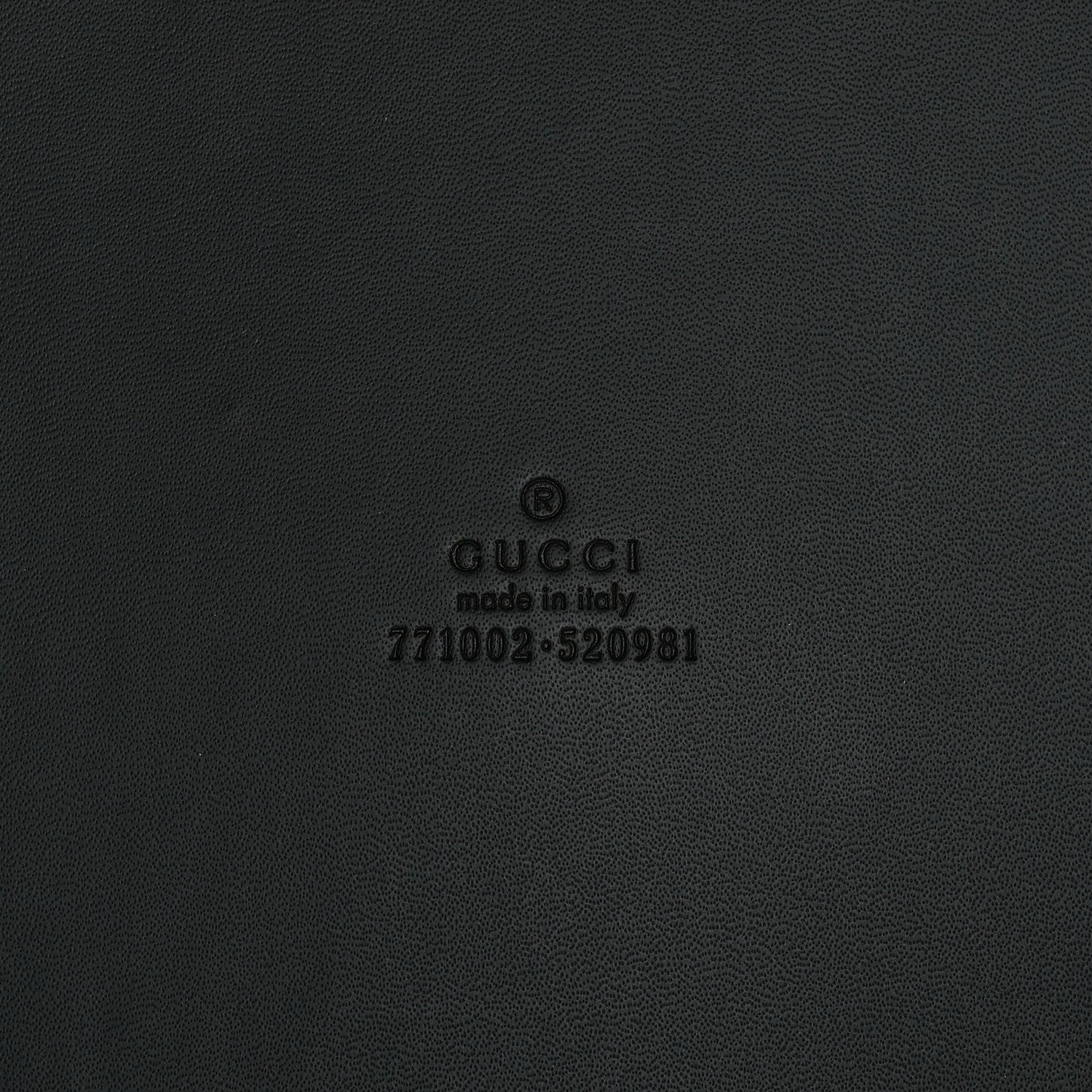 Gucci Perforated GG Embossed Duffle Bag Black 6 of 9