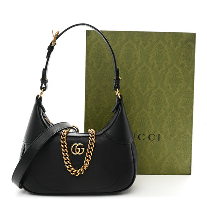 Gucci Goatskin Small Aphrodite Shoulder Bag Black 12 of 12