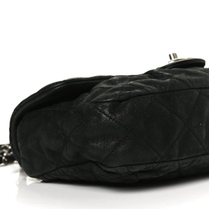 Chanel Iridescent Calfskin Quilted East West Flap Black 10 of 13