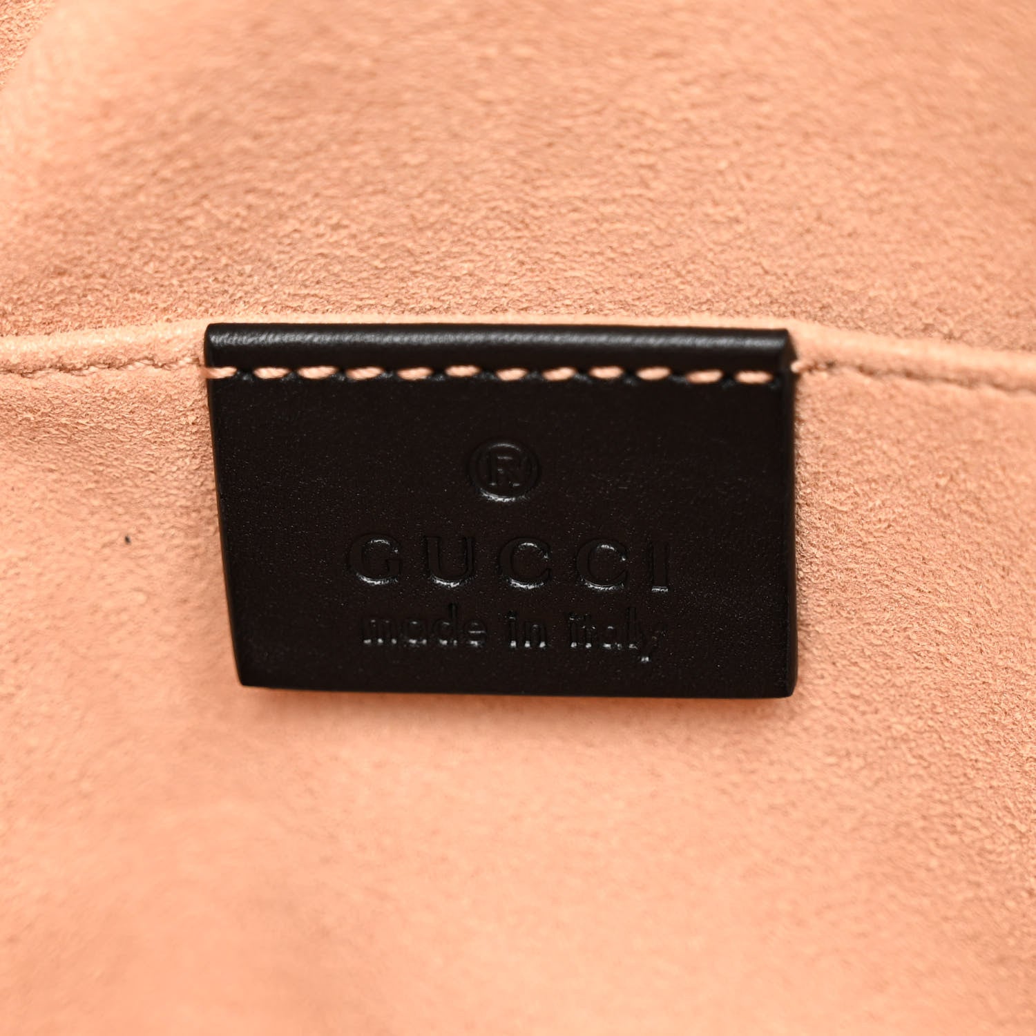Gucci Calfskin Matelasse GG Marmont Belt Bag 85 34 Black 6 of 11