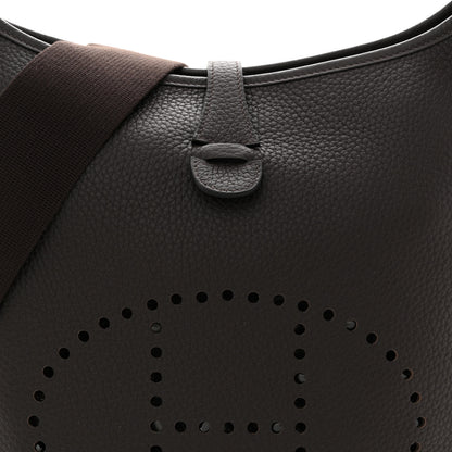 Hermes Taurillon Clemence Evelyne III PM Ebene 8 of 11