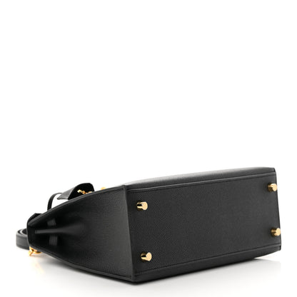 Hermes Epsom Kelly Sellier 25 Black 4 of 14