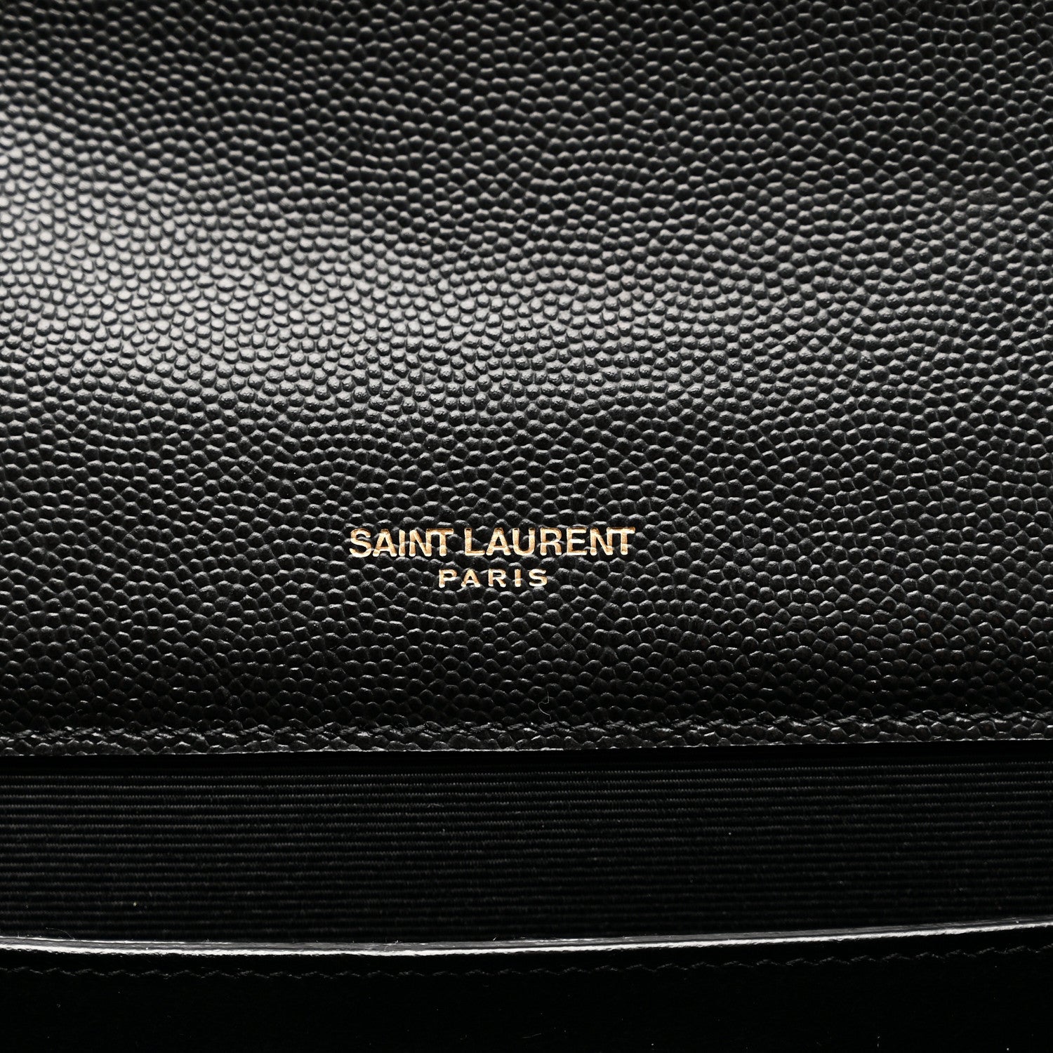 Saint Laurent Grain De Poudre Textured Mixed Matelasse Triquilt Medium Monogram Satchel Black 6 of 11