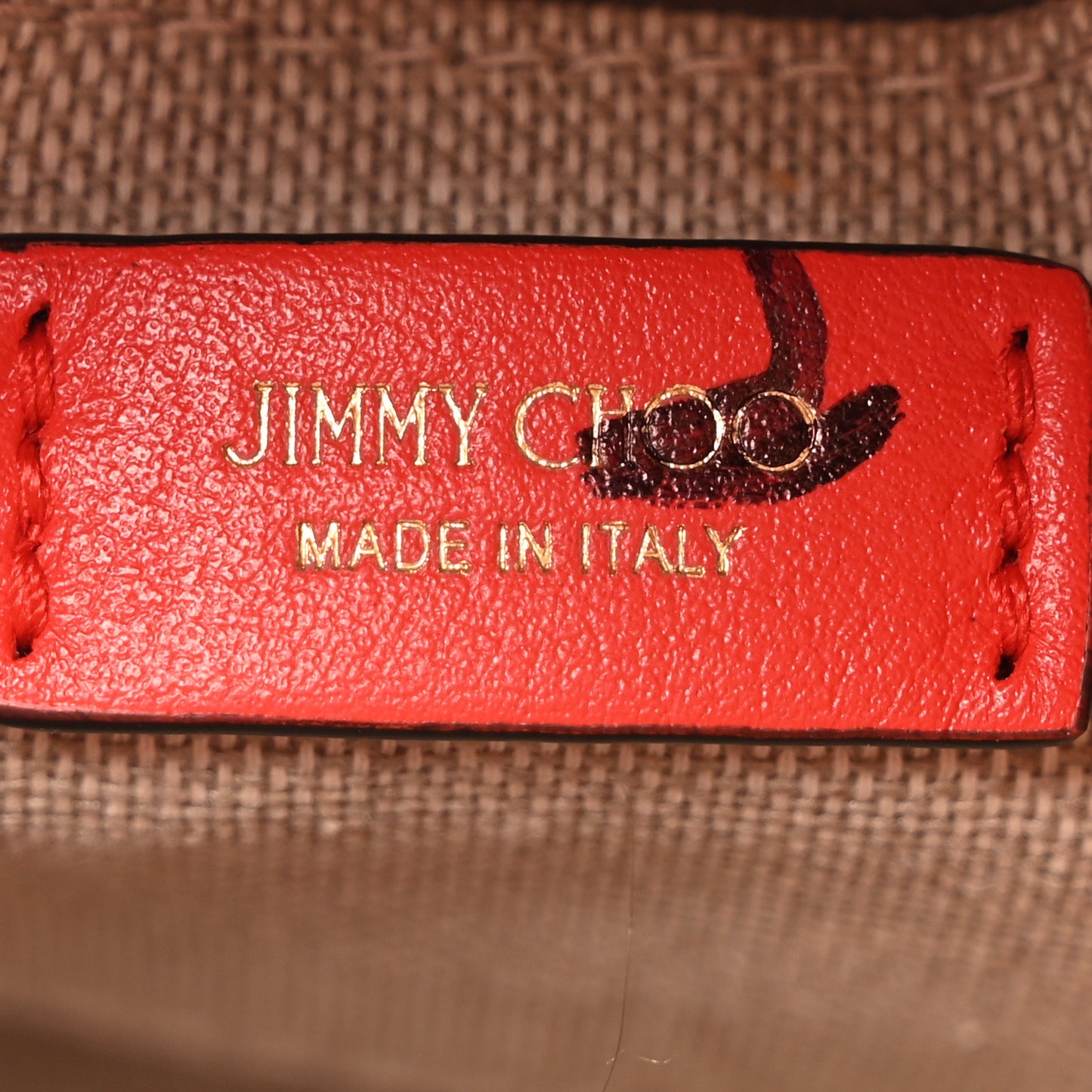 Raffia Bon Bon Bow Bucket Bag Natural Paprika