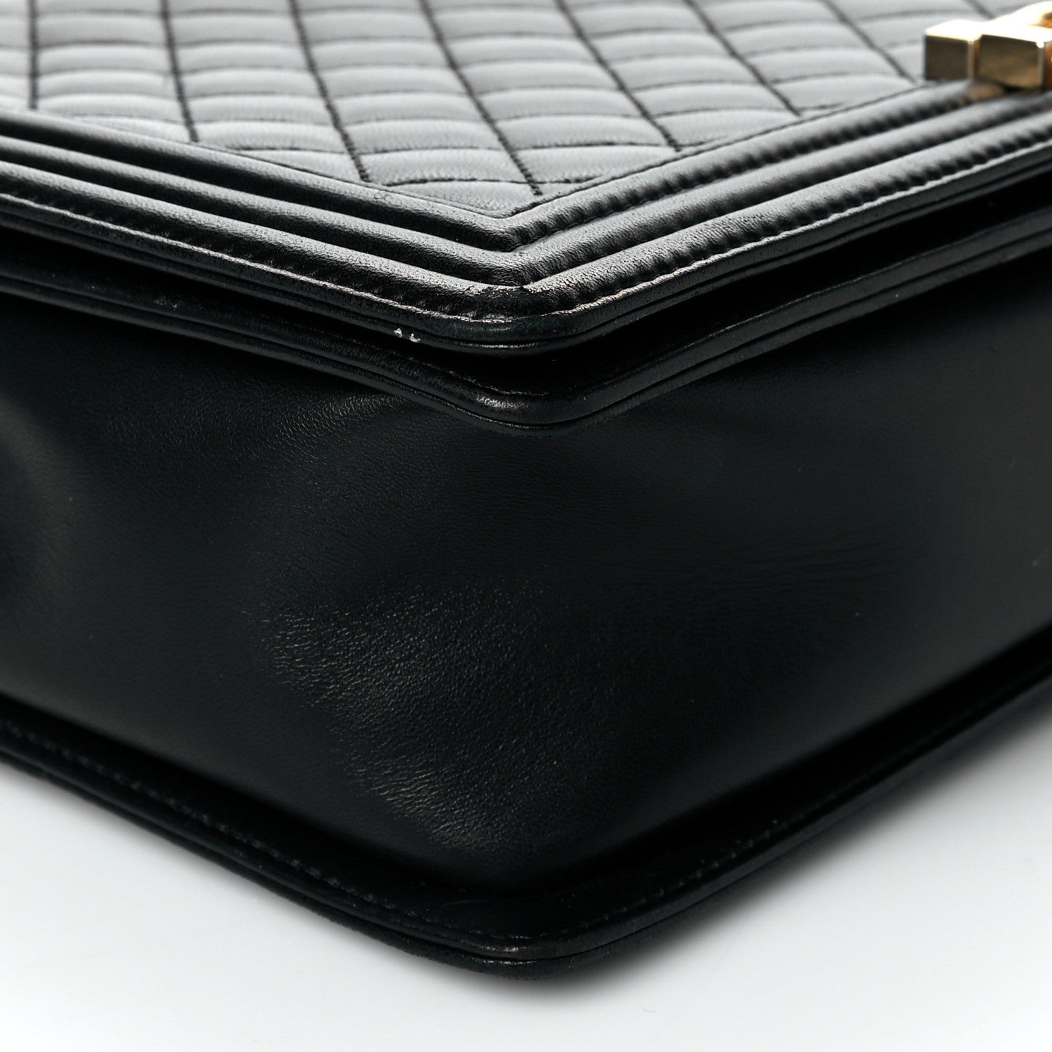 Chanel Lambskin Quilted Large Boy Flap Black 9 of 19