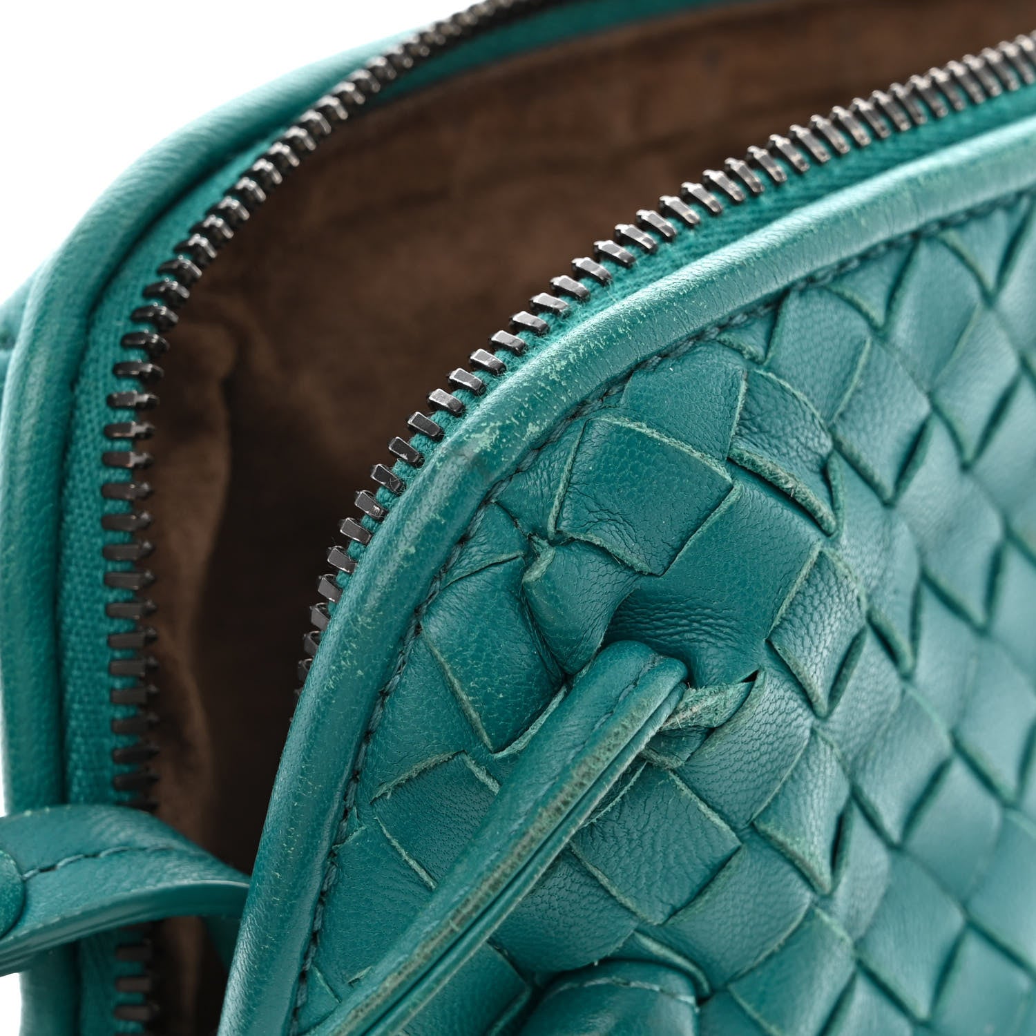 Bottega Veneta Nappa Intrecciato Nodini Crossbody Messenger Mallard 11 of 11